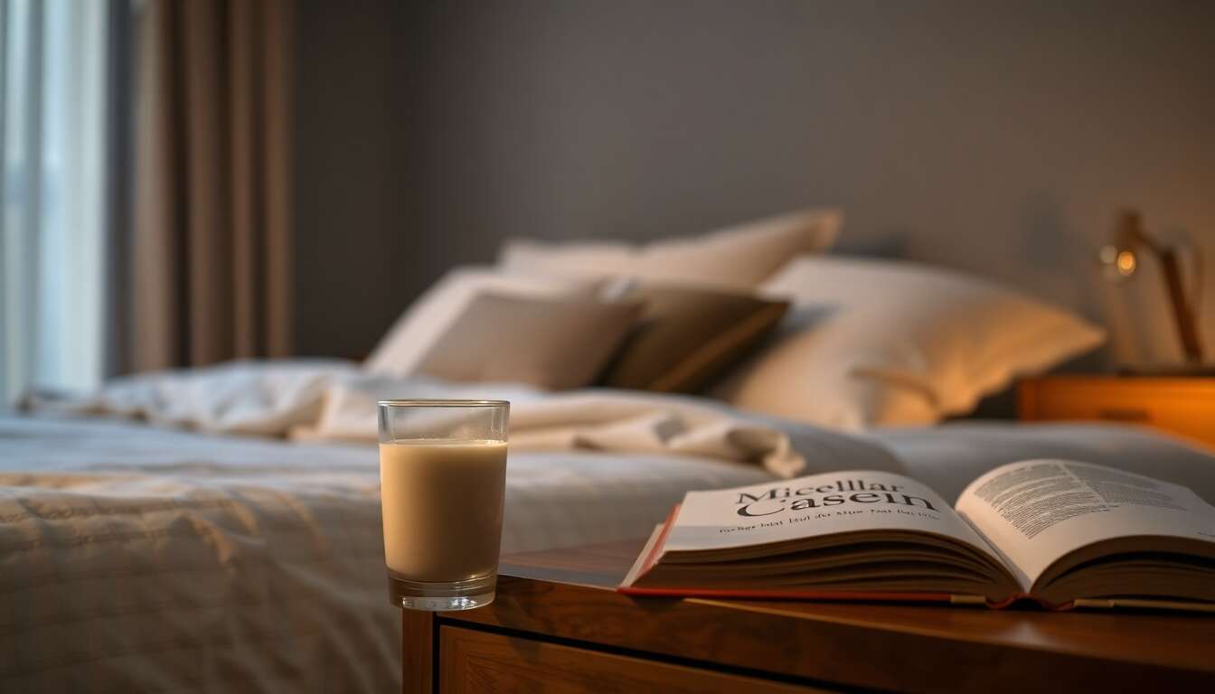 Caséine micellaire, doit-on l'adopter avant le coucher ?