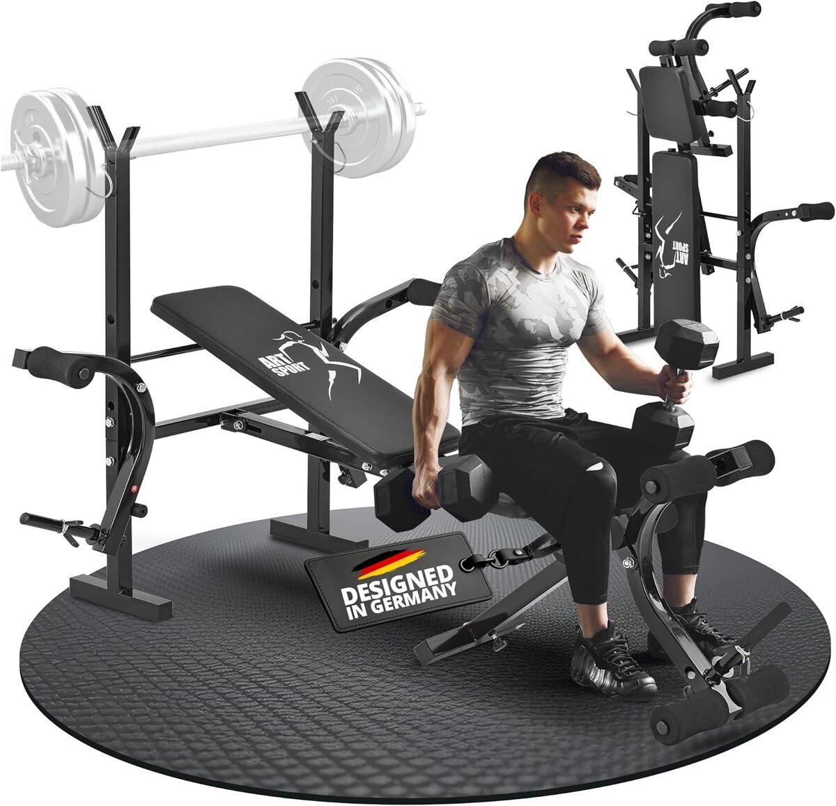 Test du banc de musculation ArtSport ProfiGym1000 : polyvalence et performance