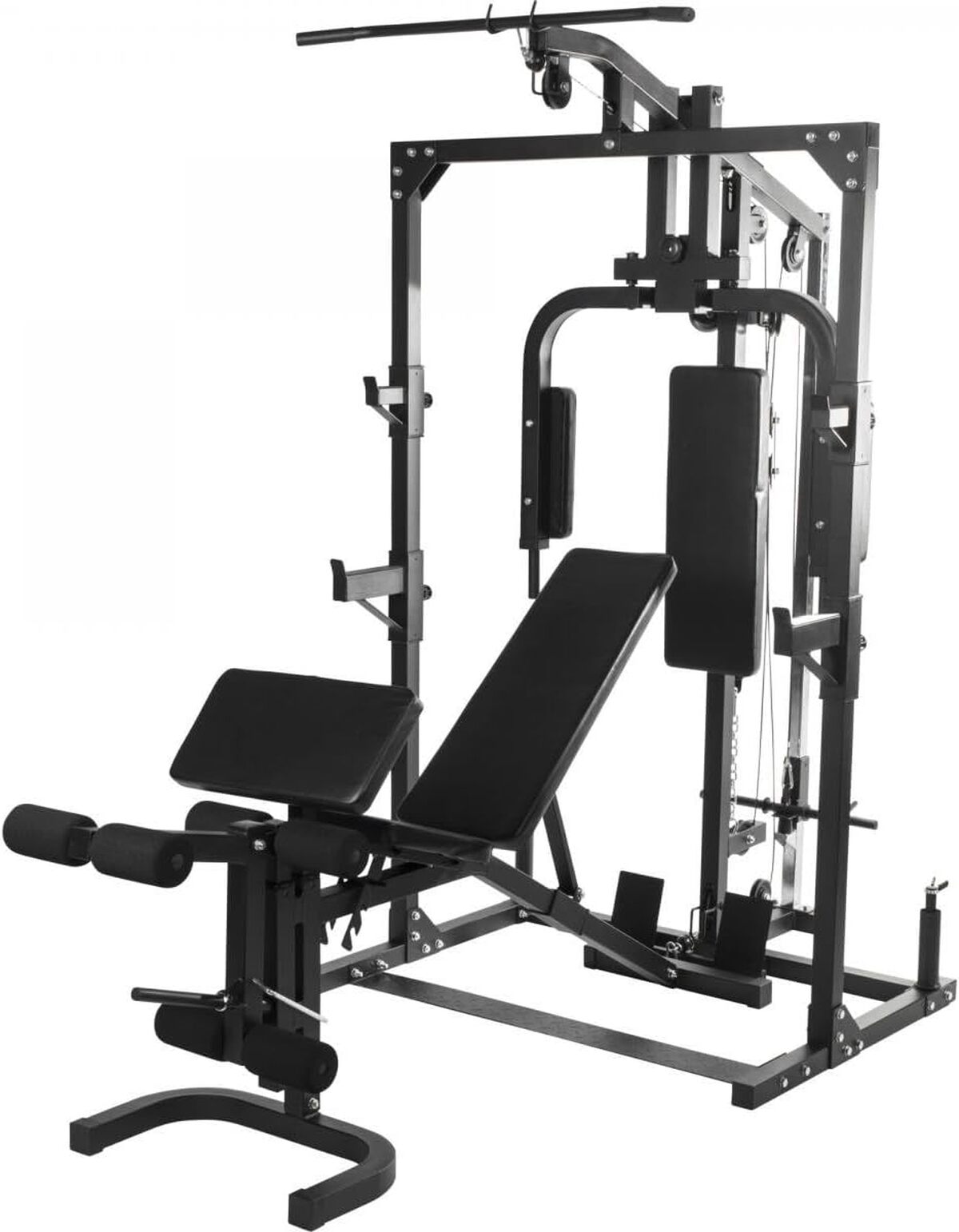 Test du Gorilla Sports Home Gym avec banc réglable