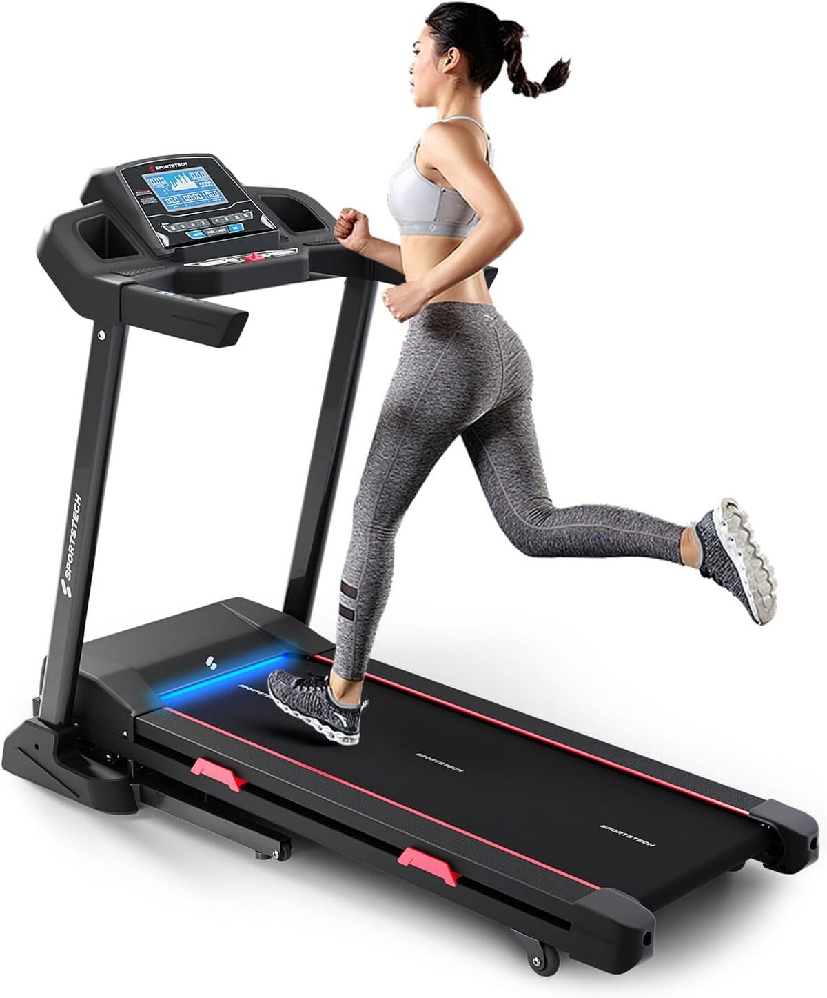 Test du tapis de course pliable Sportstech F31s : performance et innovation