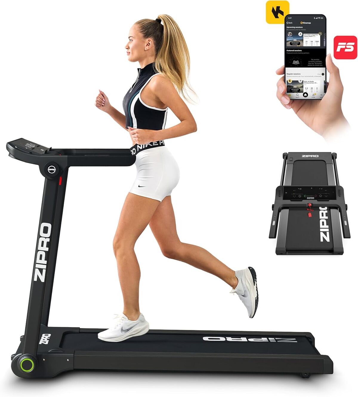 Test du tapis de course pliable Zipro Pacto : performance à domicile