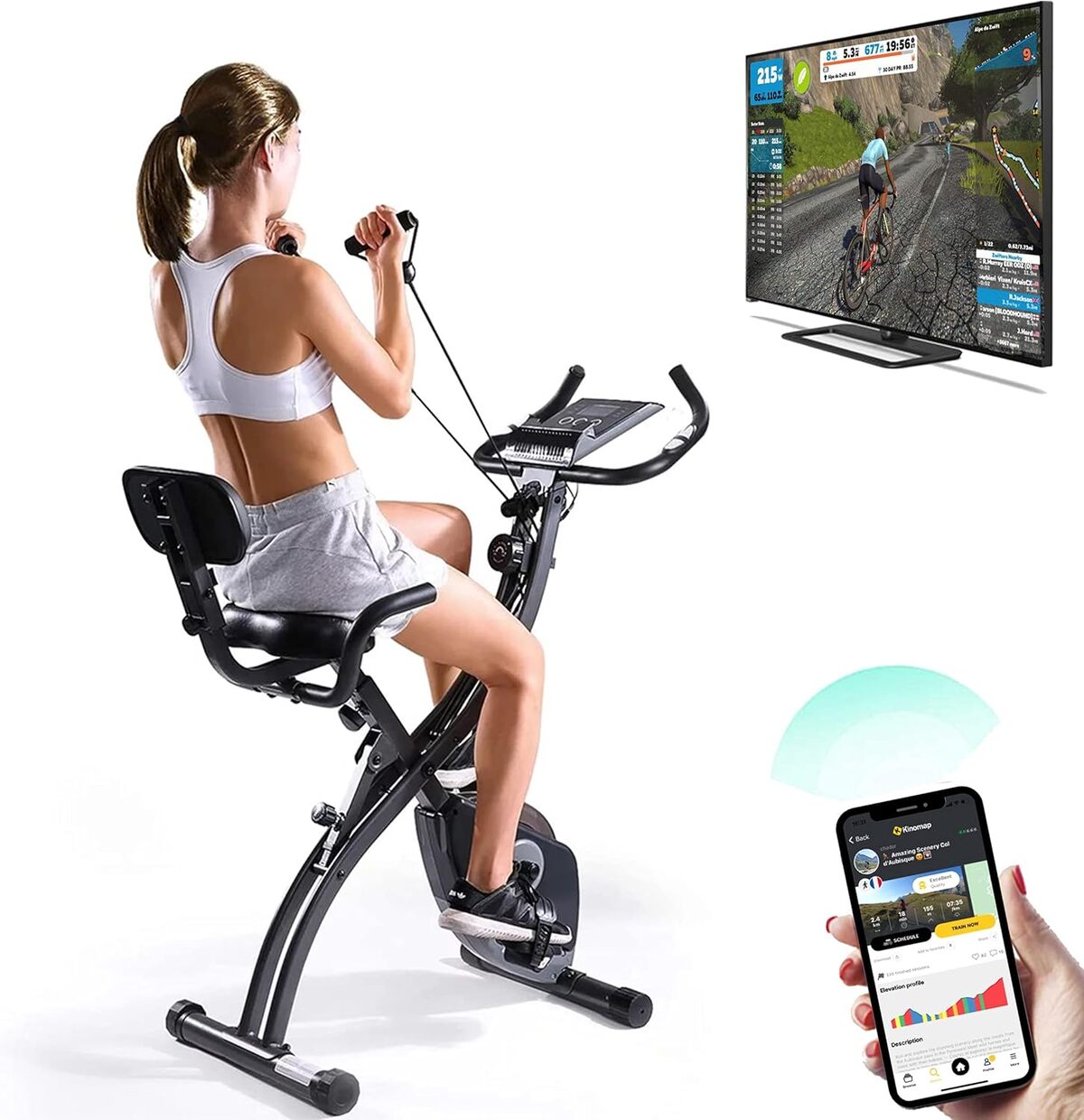 Test du vélo d'appartement pliable VRAi Fitness SXB-350