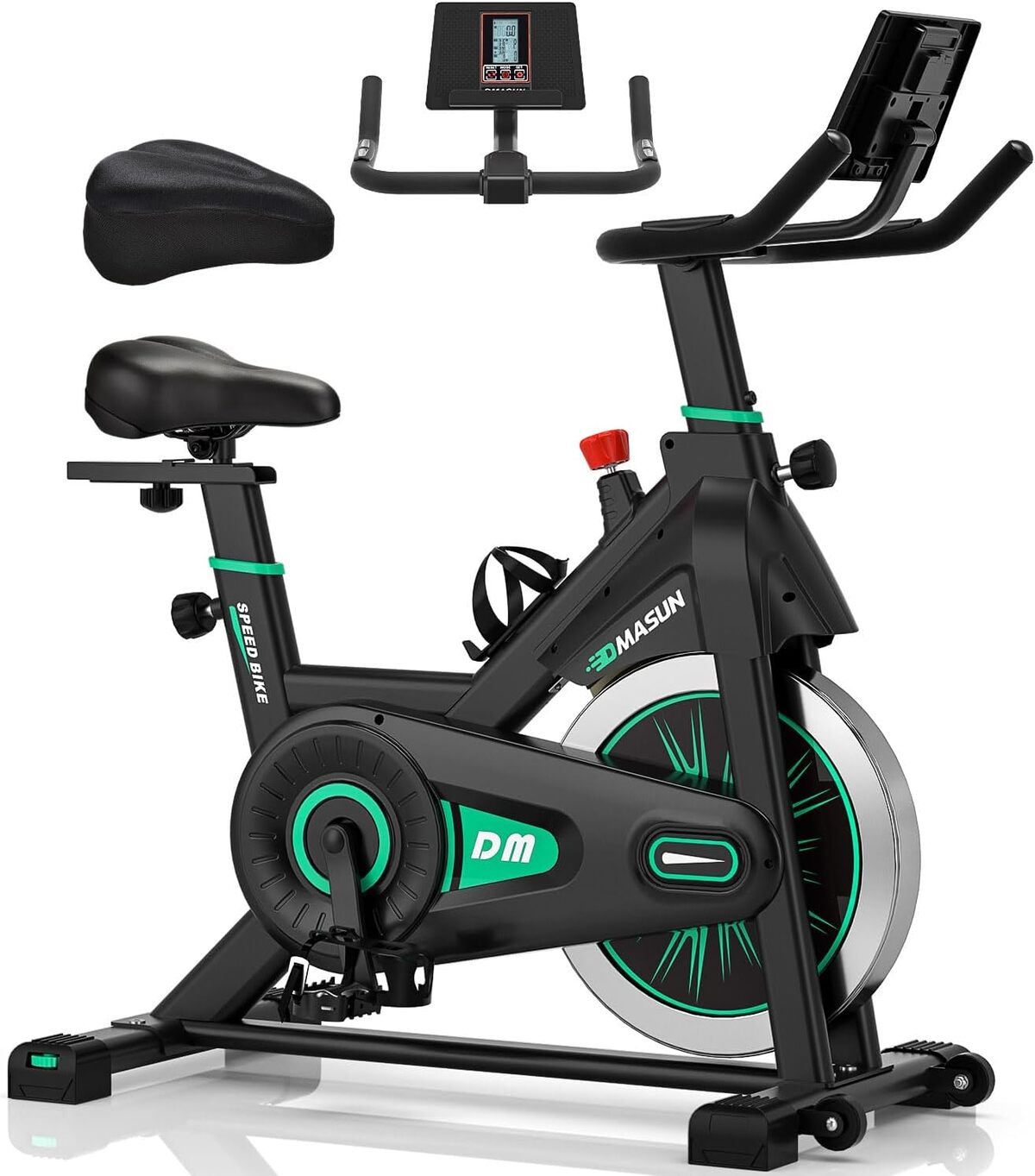 Test : vélo d'appartement 8715A Dmasun, résistance magnétique