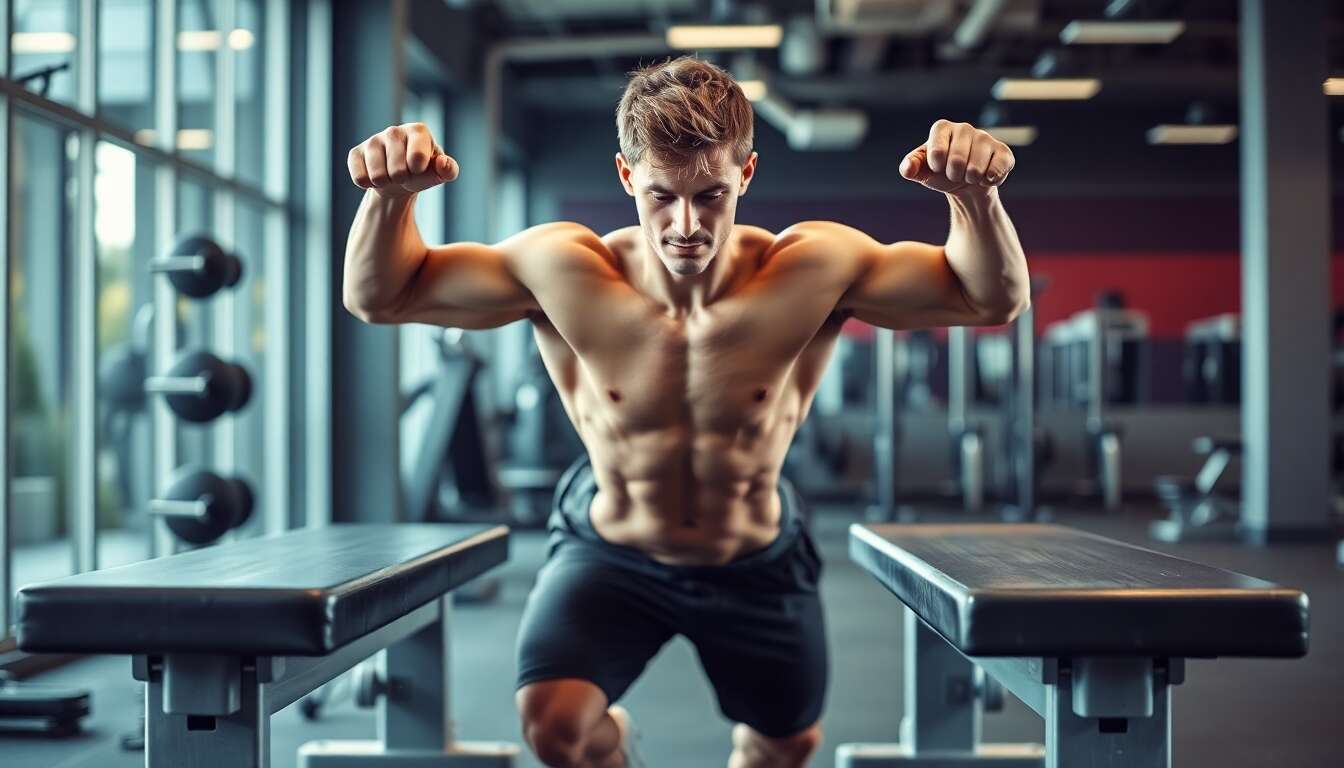 Dips entre deux bancs : guide complet pour renforcer vos triceps