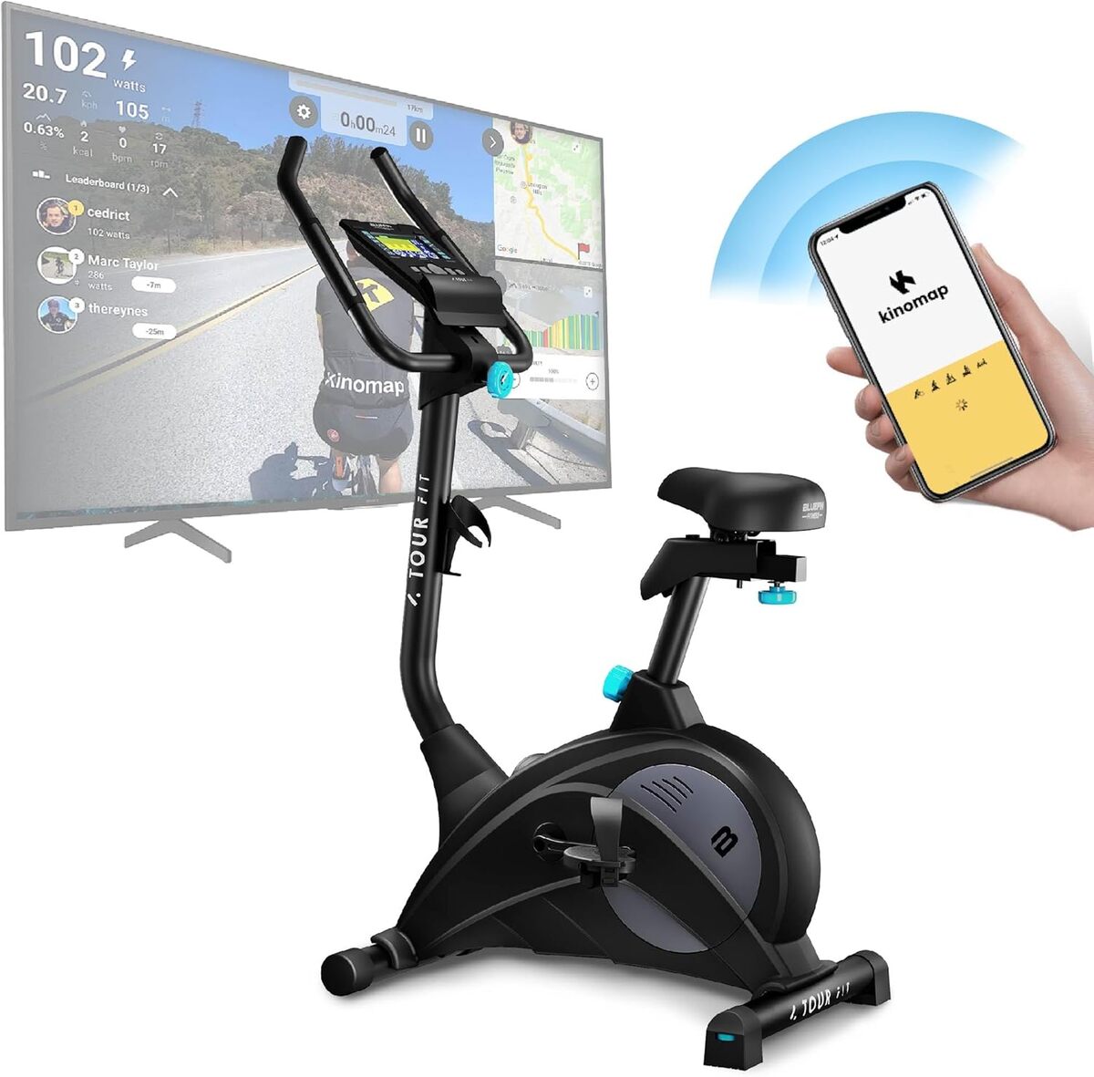 Test : bluefin fitness Tour FIT, le vélo d'appartement ultime