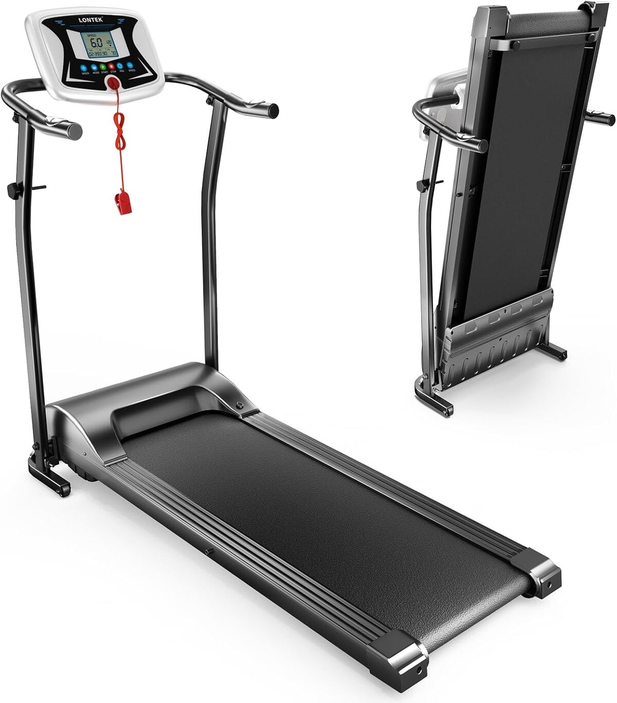 Test : uMAY LONTEK tapis de course pliable avec moniteur et programmes d'entraînement