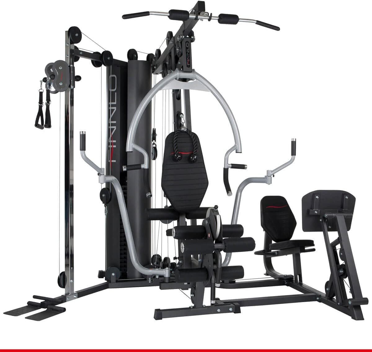 Test du banc de musculation Autark 6800 Finnlo avec presse à cuisses