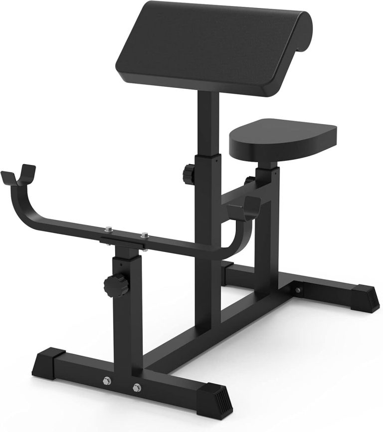 Banc De Musculation AOWINNOX Pour Biceps/triceps – Réglable, Acier 14 Gauge, Rembourrage épais – Pour Salle De Sport Maison