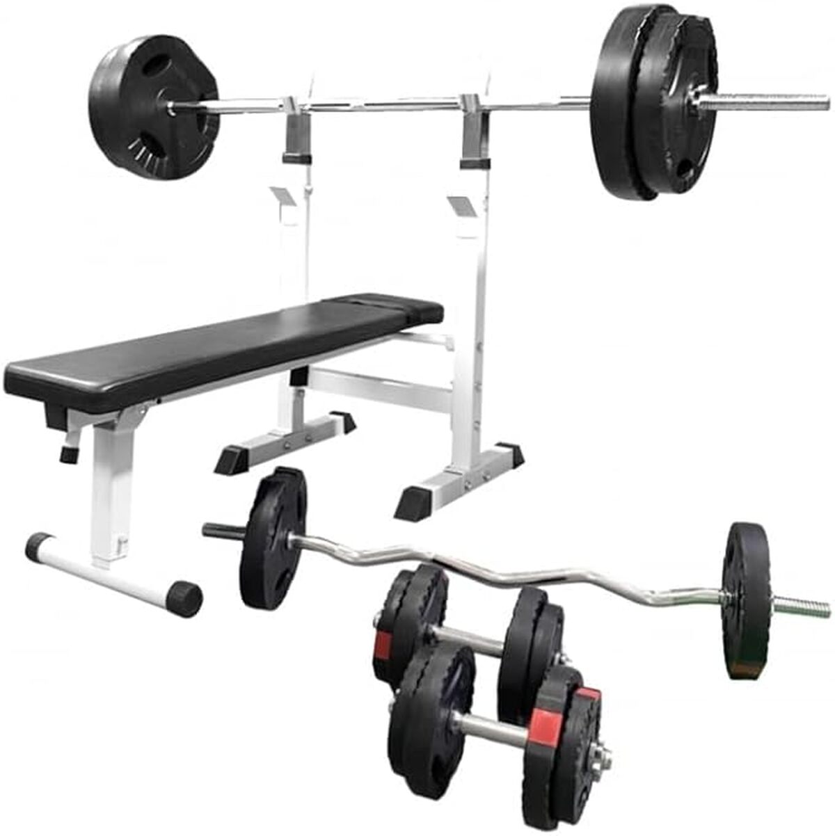 Test du banc multifonction Gorilla Sports 100 kg : musculation et fitness optimisés