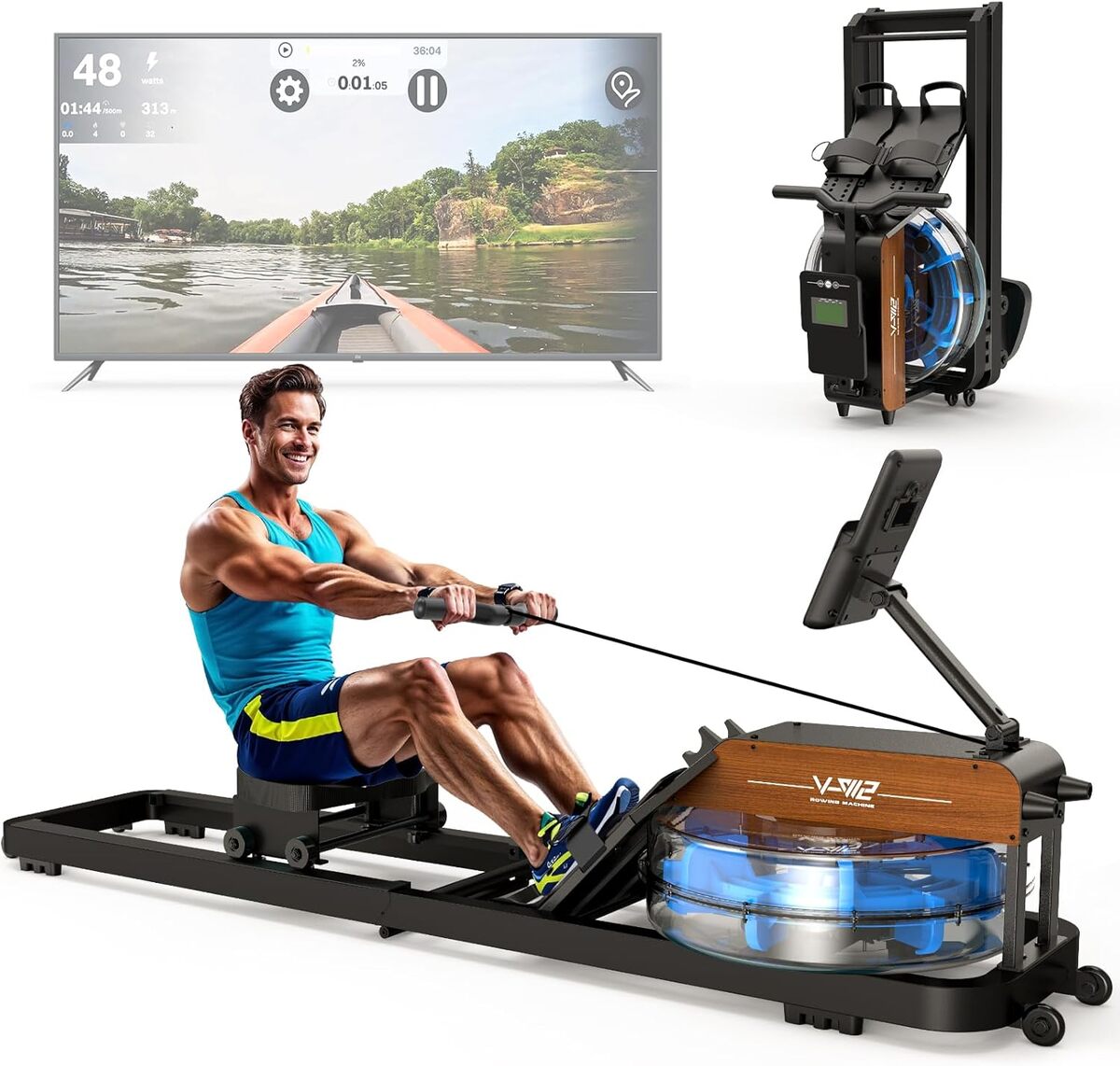 Test du rameur pliable ORISYN : performant et connecté