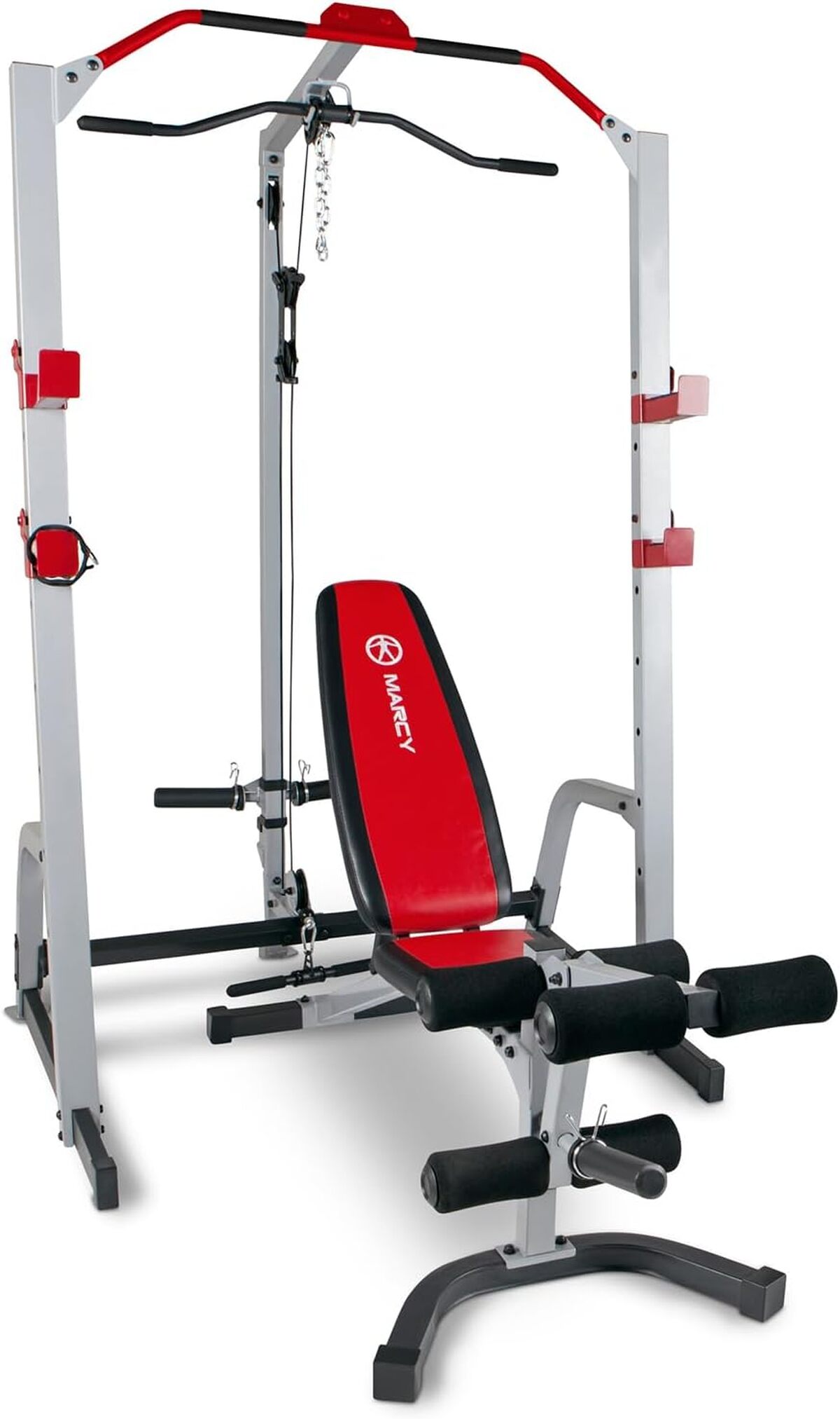 Test du Marcy MD-8851R Deluxe : power rack et banc multifonction