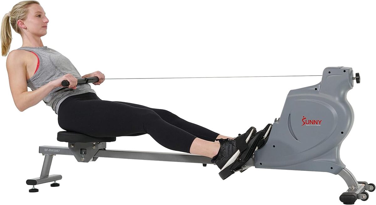 Test du rameur magnétique Sunny Health & Fitness SF-RW5987 : efficacité et confort