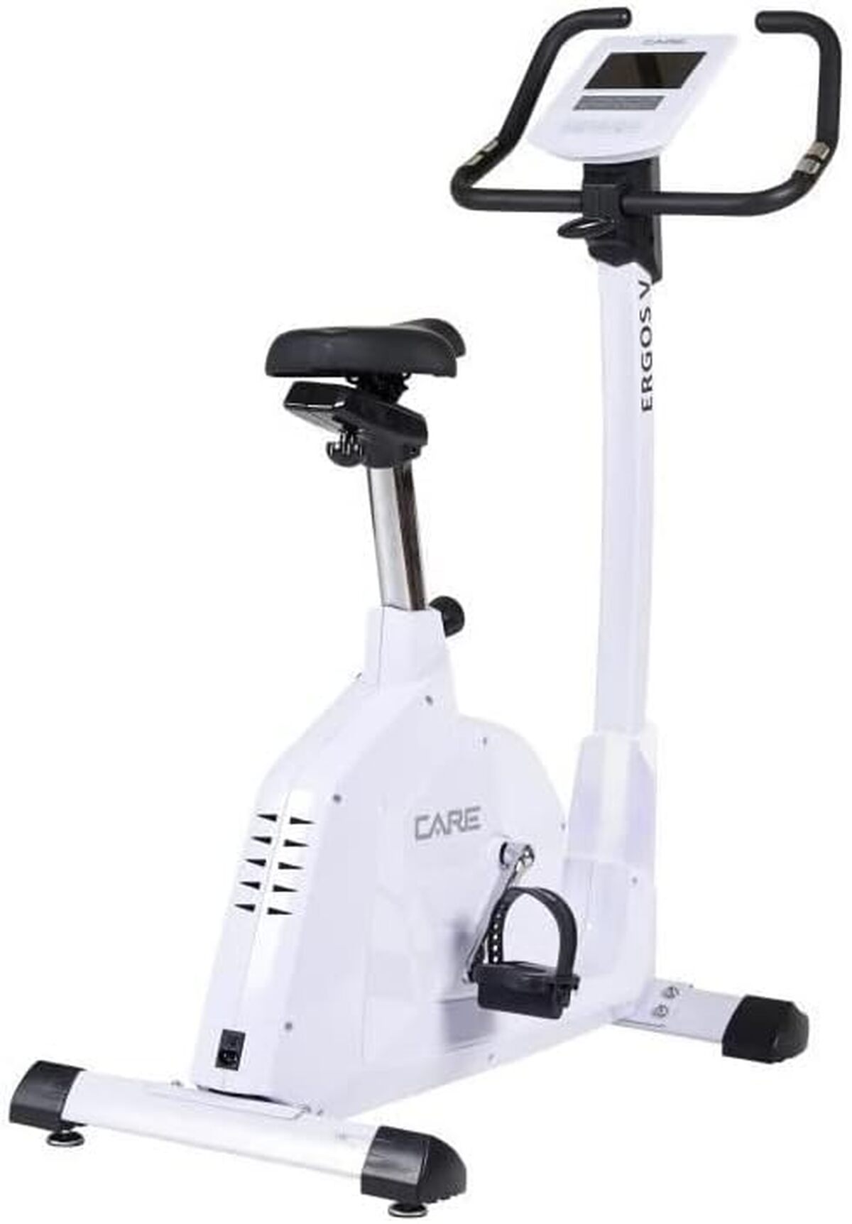 Test : vélo d'appartement Ergos de Care Fitness avec ceinture thoracique