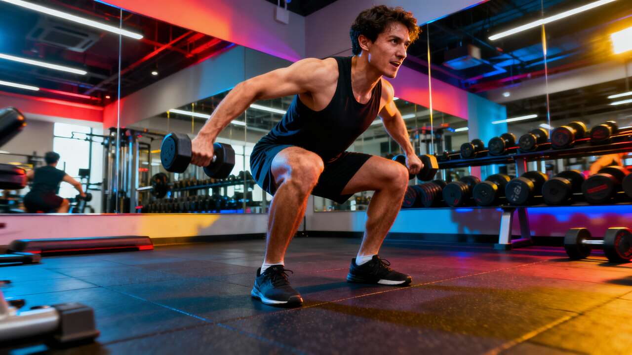 Squat sumo avec haltère : guide complet pour une exécution parfaite