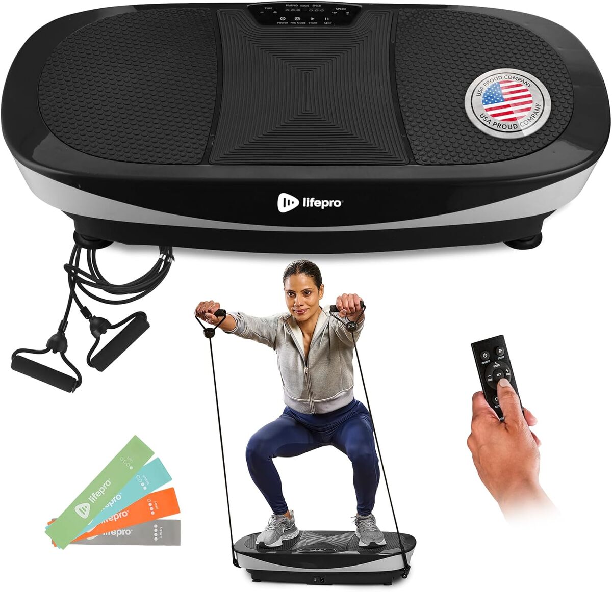 Test : machine d'exercice LifePro Rumblex Max 4D noire