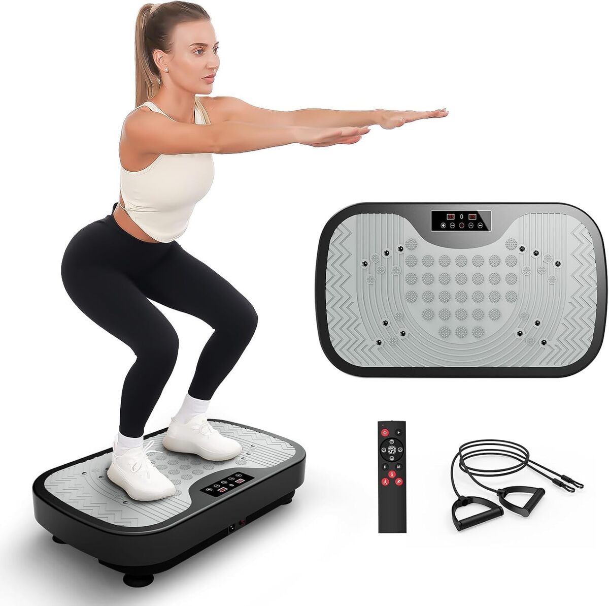 Test : plaque vibrante Joroto JV30, 99 niveaux de vibration