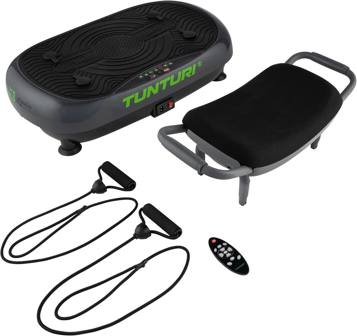 Test : plateforme vibrante Tunturi V10, 30 vitesses et accessoires complets