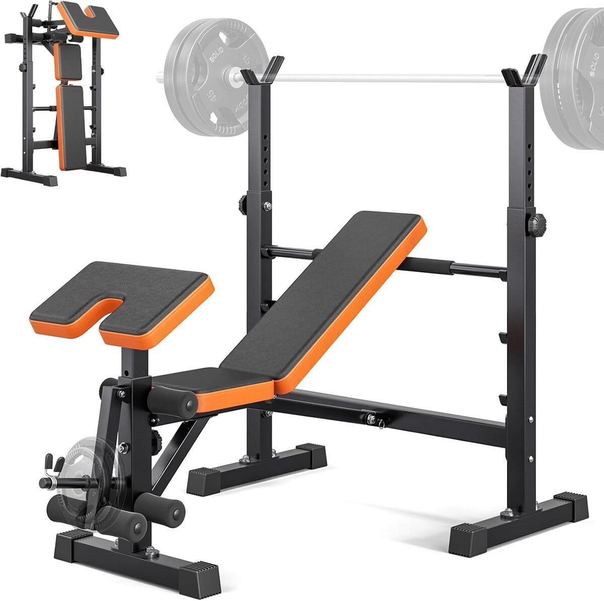 Test du banc de musculation multifonctionnel Yoleo 6-en-1