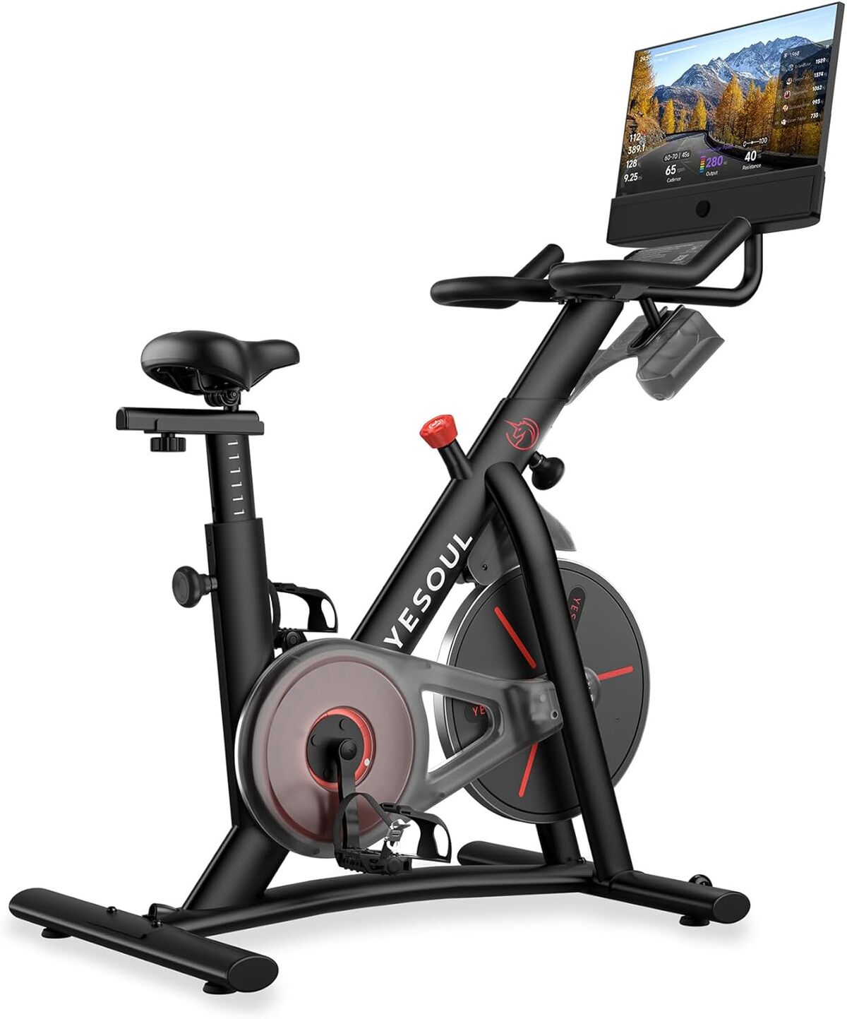 Test du vélo d'appartement Yesoul G1M Plus : écran FHD et silence total