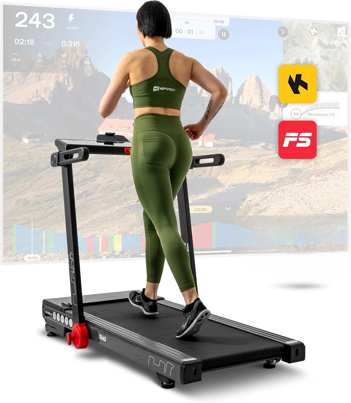 Test : tapis de course Hop-Sport Aspire HS-2500LB - performance et polyvalence