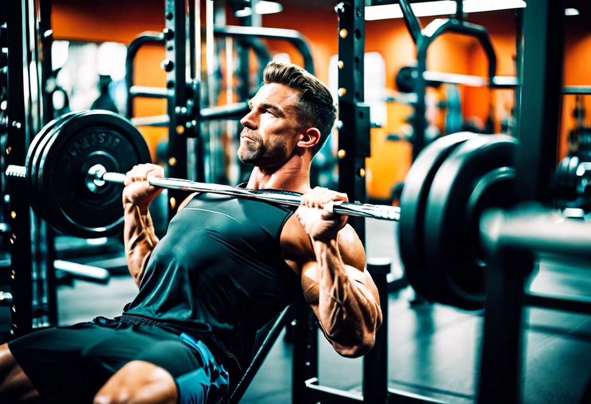 Les bénéfices du développé couché prise serrée à la smith machine