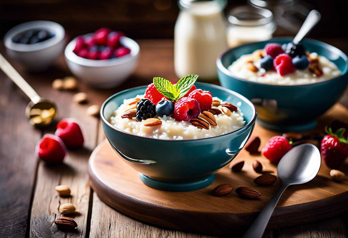 Des recettes gourmandes et énergisantes à base de crème de riz