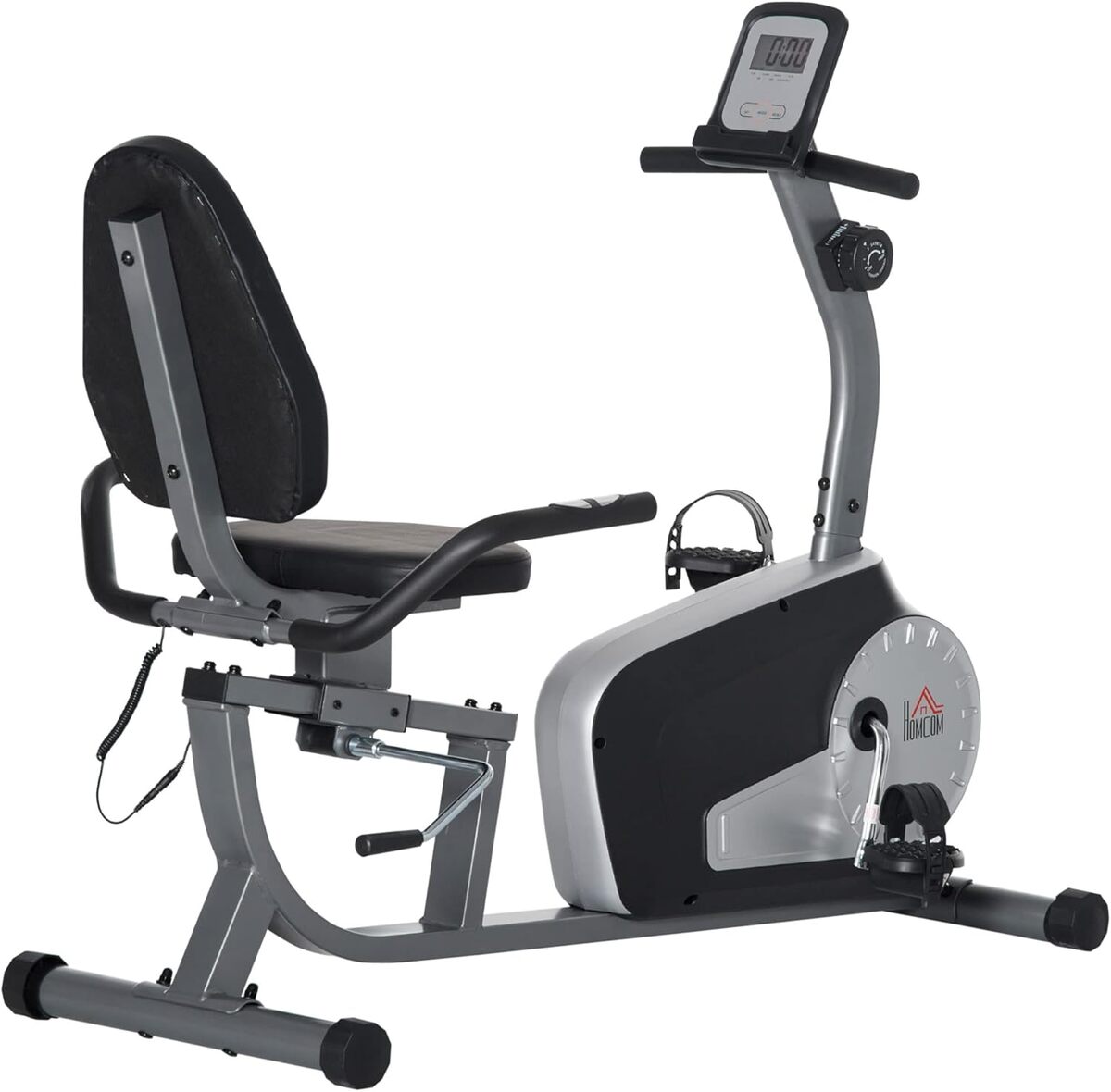 Test du vélo d'appartement semi-allongé Homcom : 8 niveaux de résistance