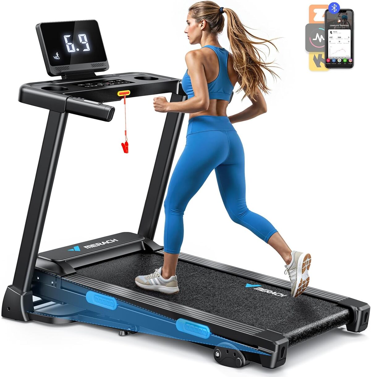 Test : merach tapis de course pliable et silencieux