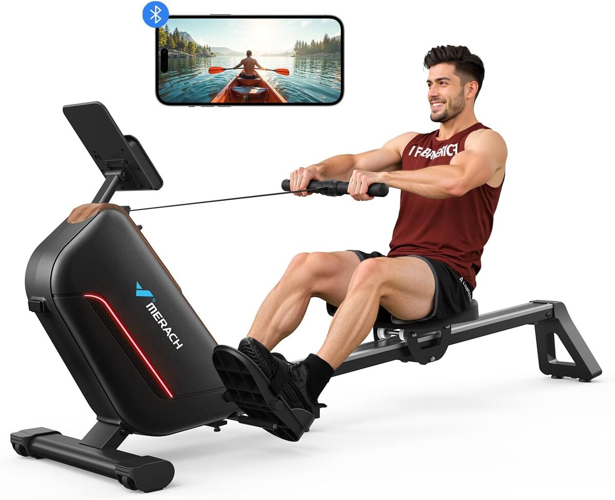 Test du rameur Merach avec bluetooth et rangement facile