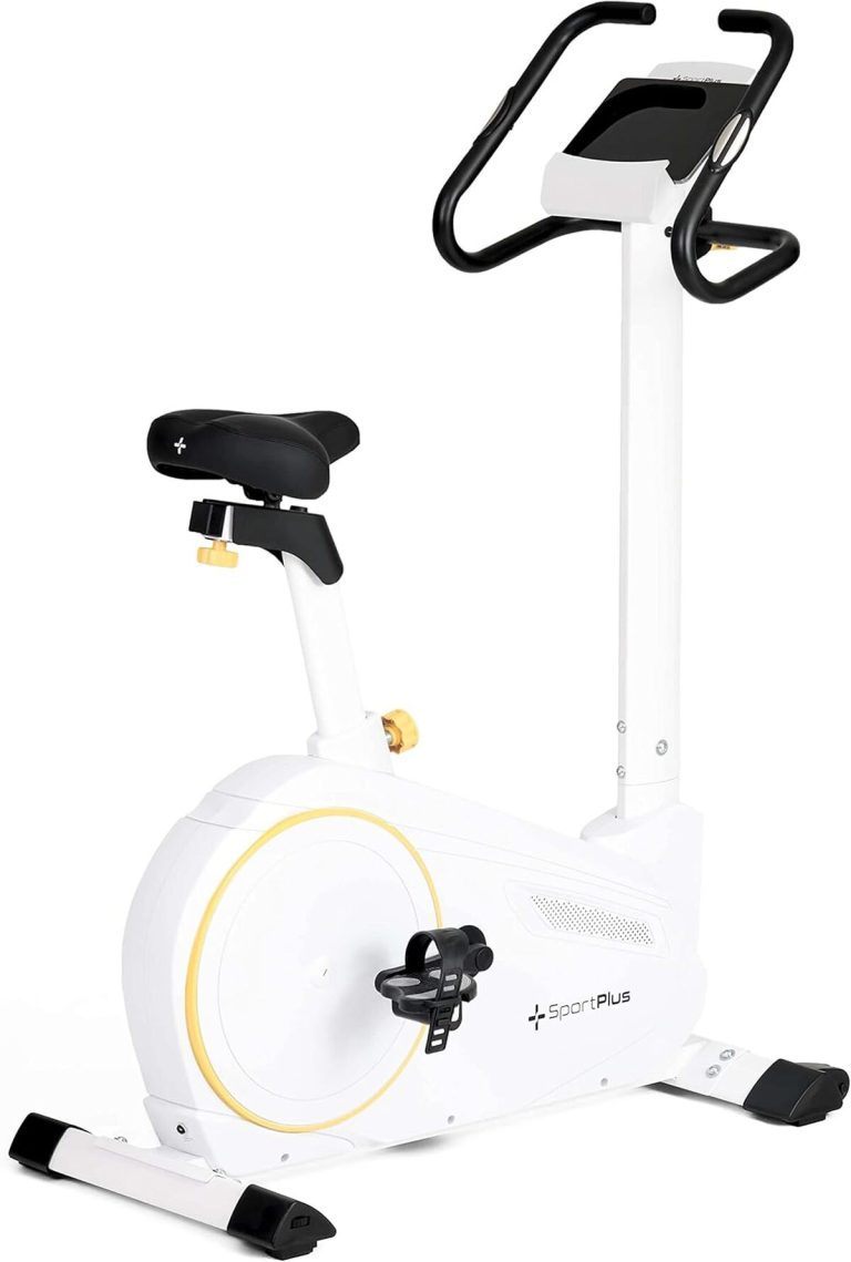 Vélo D'appartement SportPlus Compact - 24 Niveaux De Résistance, Pulsomètre, Compatible Appli, Design 2022