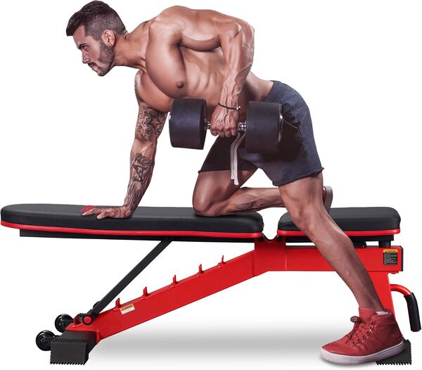 Banc de musculation réglable pour entraînement complet du corps, inclinaison et inclinaison pour entraînement en intérieur, salle de sport à la maison