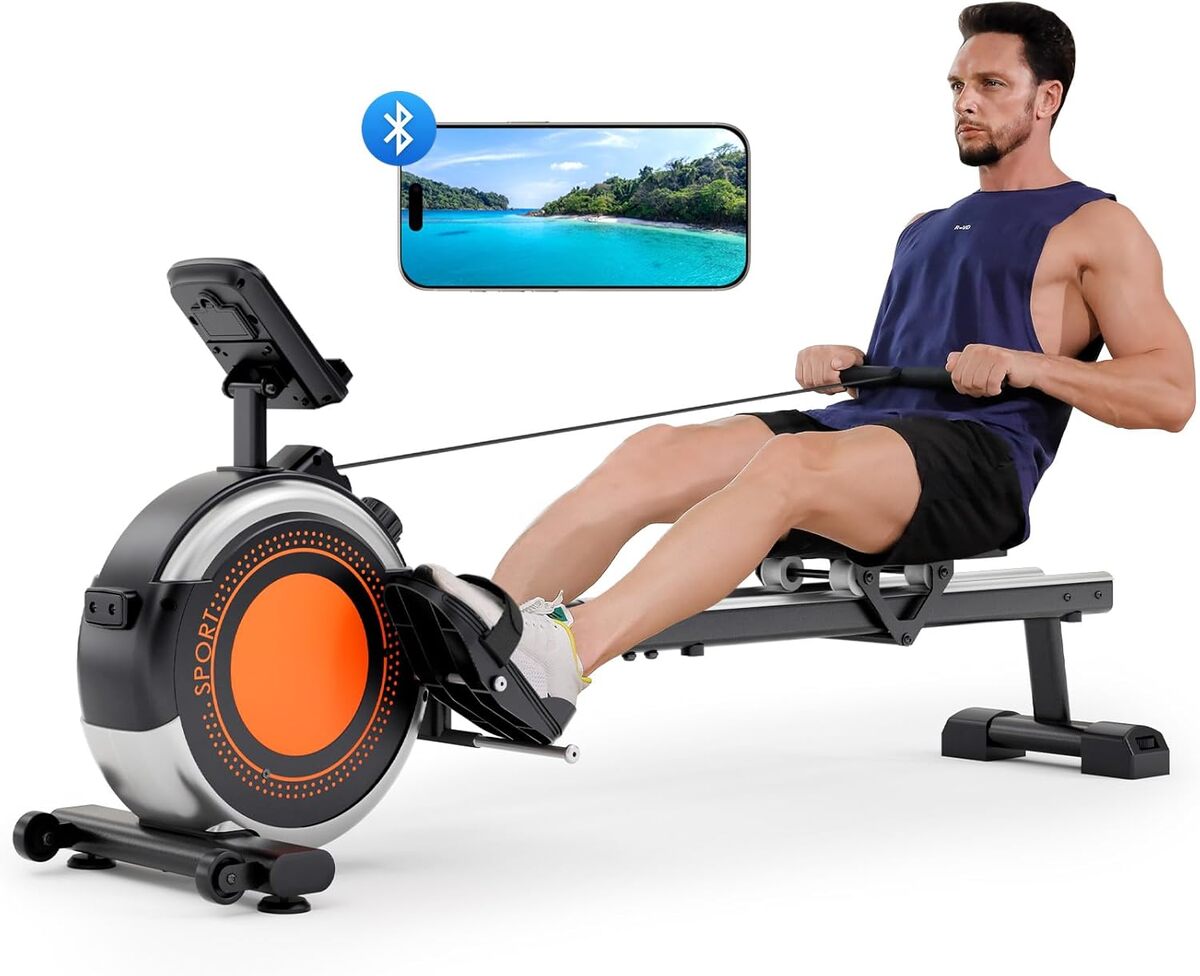 Test du rameur magnétique Dripex 16 niveaux avec double rail et Bluetooth