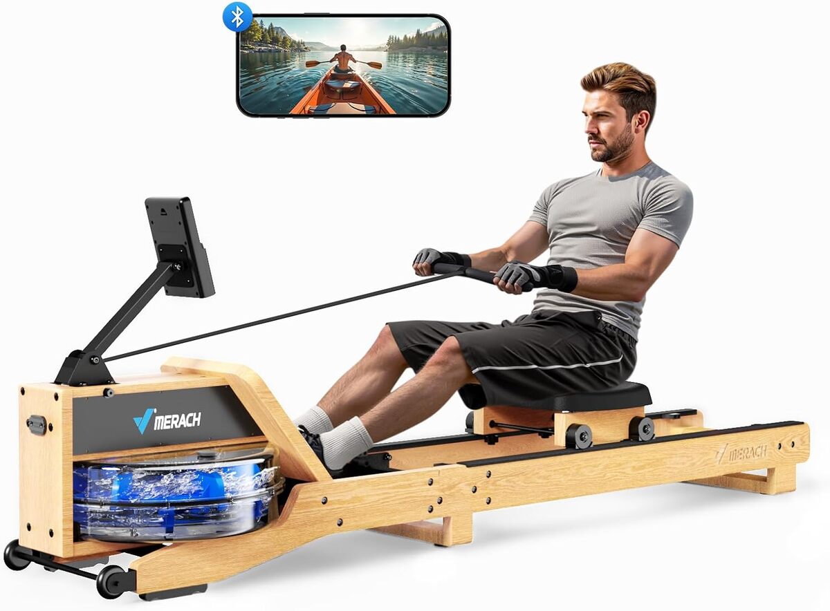 Test : merach R23, rameur pliable à eau robuste et confortable