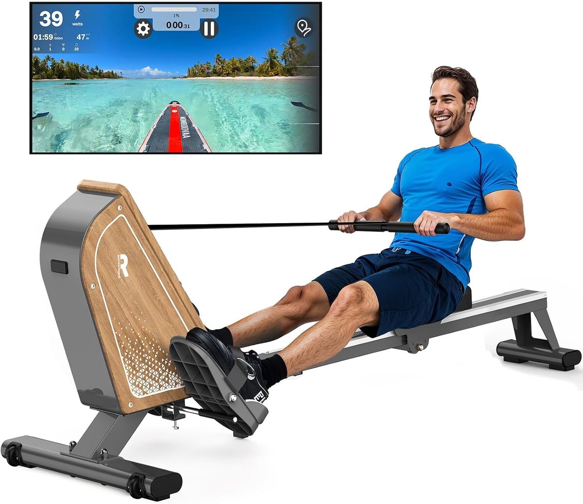 Test du rameur magnétique VOWVIT OR3 : performance et compacité