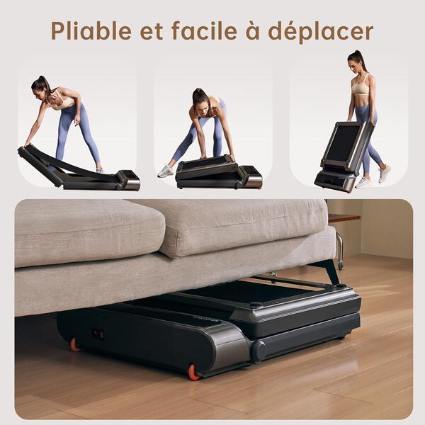 Walkingpad R3 Tapis de Marche Pliable - Walking Pad 44 cm x 120 cm pour la Maison et Le Bureau, Tapis de Course avec Telecomando e Display LED 1-6km/h