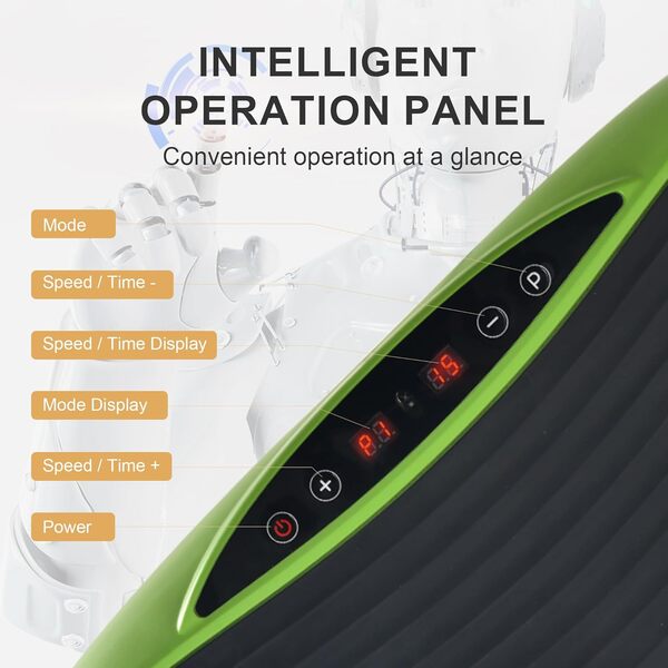 EILISON Glory Machine d'exercice à plaque vibrante pour drainage lymphatique, perte de poids, plaque vibrante Waver pour le fitness à domicile, plate-forme vibrante d'entraînement complet du corps