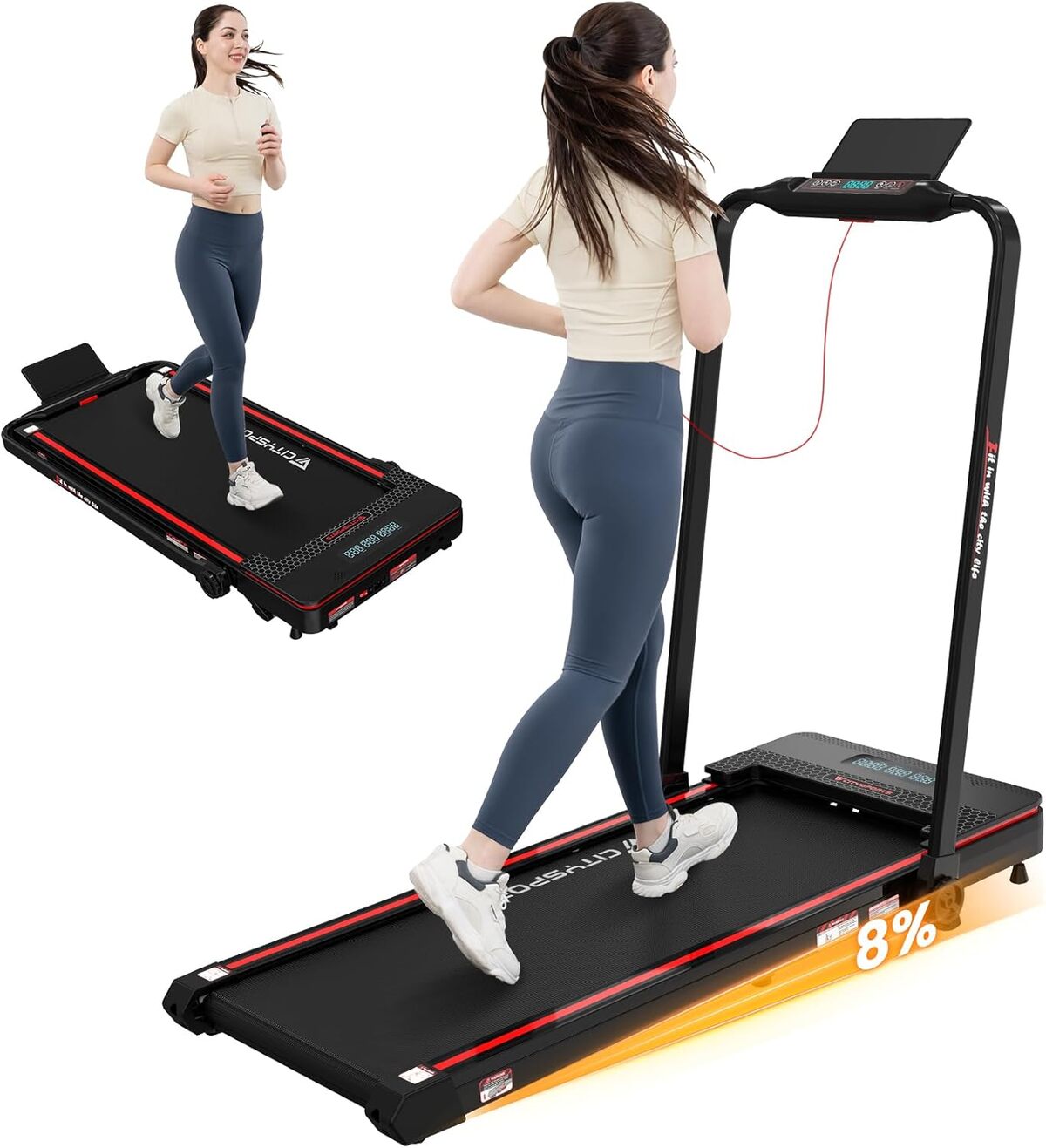 Test du tapis de course pliable CITYSPORTS : performance compacte