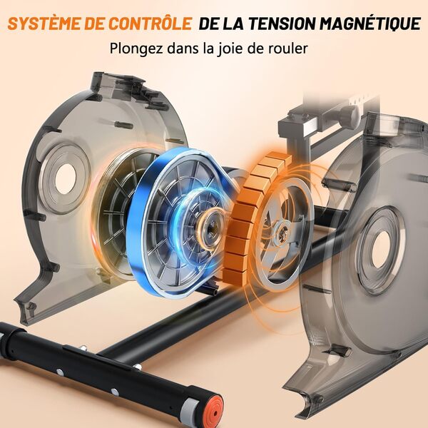 VANNECT Velo d appartemen Semi-Allongé Magnétique, Vélo D'Appartement Silencieux avec Connexion APP & Ecran LCD, 16 Niveaux De Résistance, Grand Siège Confortable Maison/Bureau, Charge Max 180 Kg