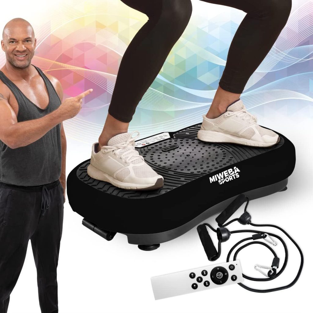 Plaque Vibrante 2025 Double Moteur - 150 Kg Charge Max, 1-180 Vitesses, Pour Perte Poids Et Musculation