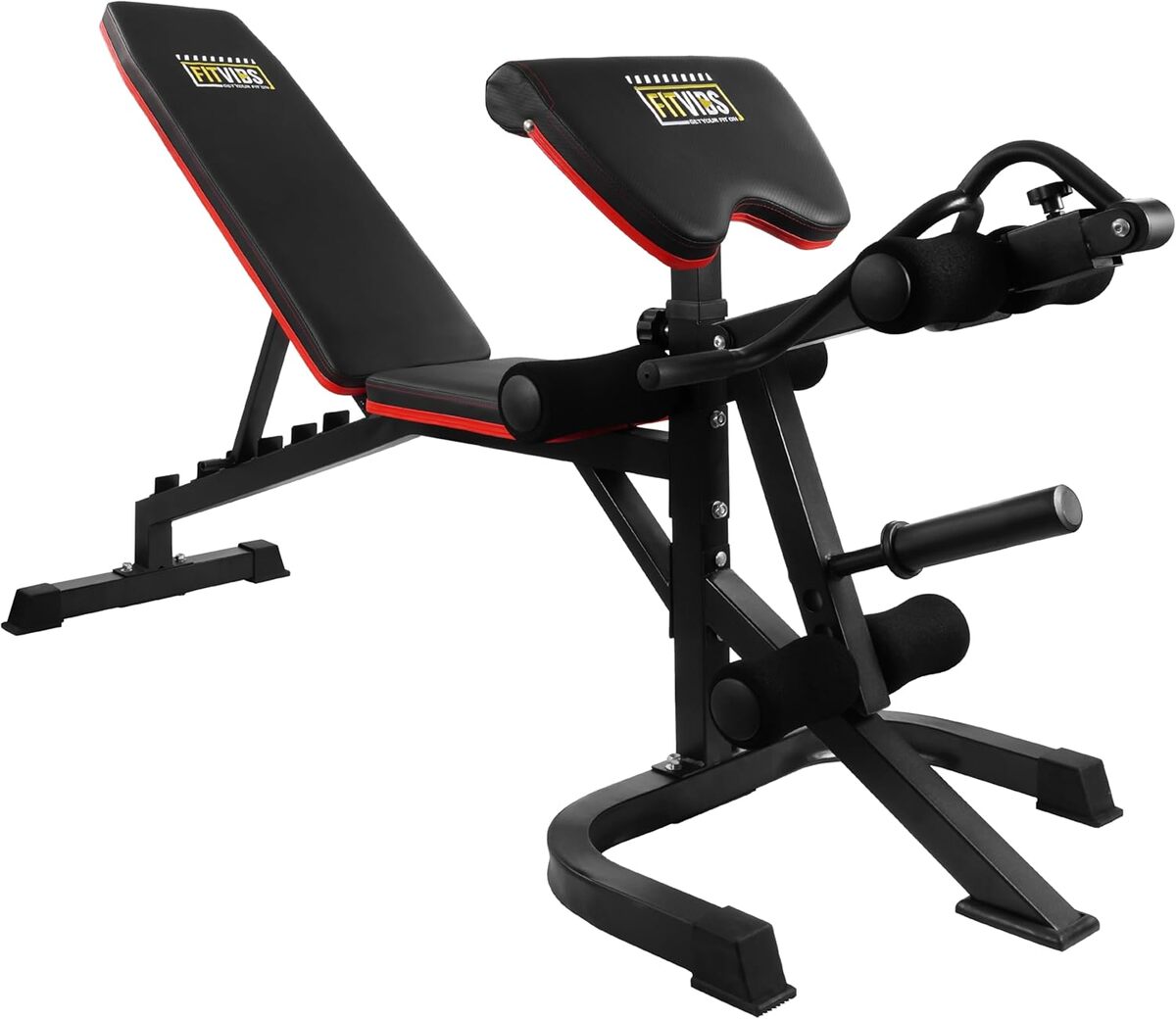 Test du banc de musculation réglable Fitvids : extension de jambe et confort optimal