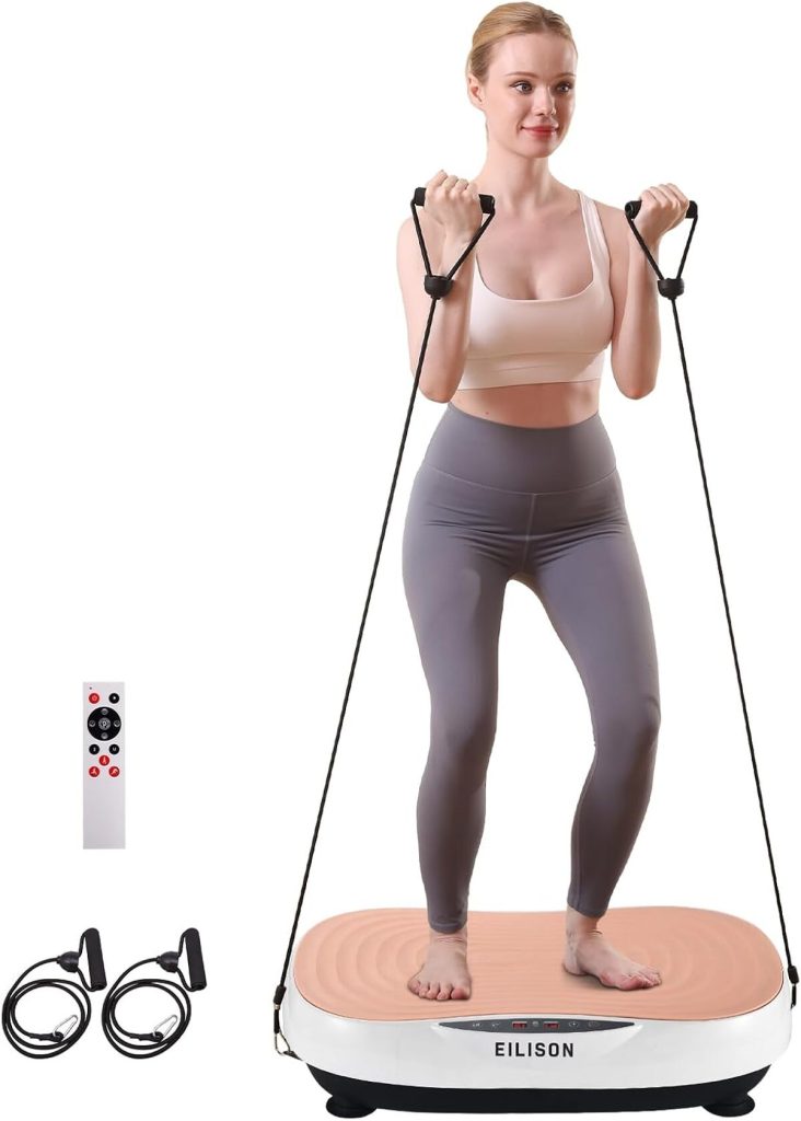Test : plateforme vibrante EILISON Glory pour fitness à domicile