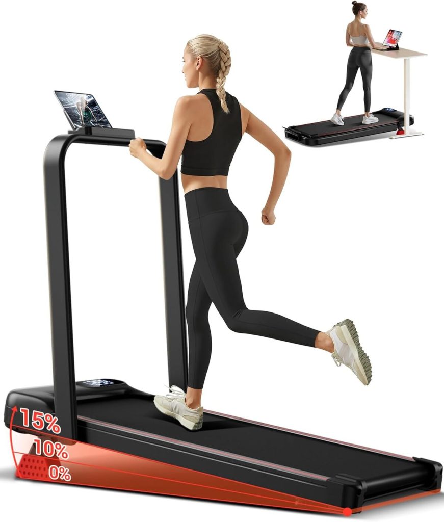 Test : uMAY tapis de course pliable inclinable à 15 % avec moteur silencieux
