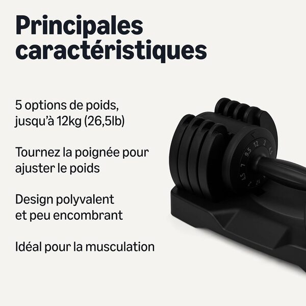 Amazon Basics Adjustable Dumbbell