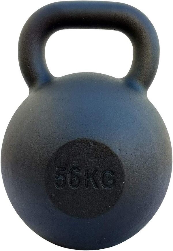 Strengthshop - Kettlebell avec revêtement en poudre noir, 4-64 kg & ensembles