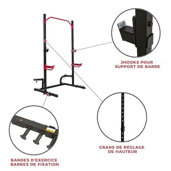 Découvrez notre test approfondi de la cage de squat Power Zone SF-XF9931 : performance, sécurité, design et robustesse pour des entraînements optimaux à domicile