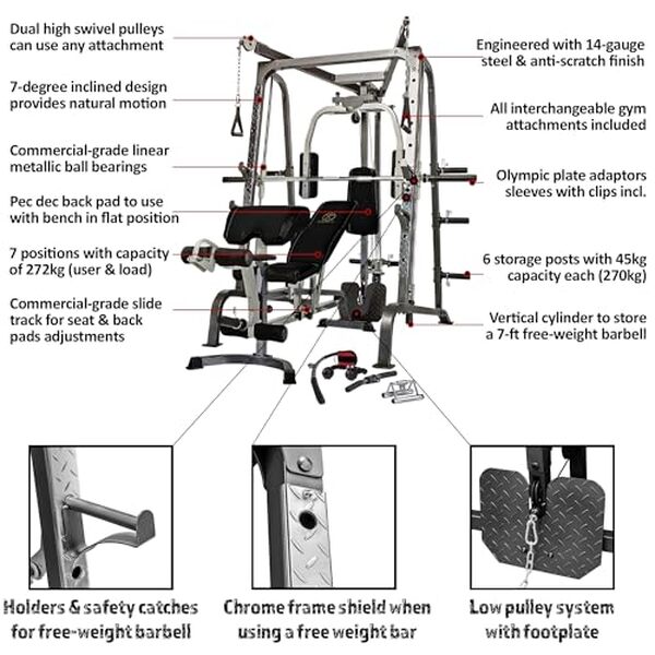 Découvrez le test complet de la smith machine Marcy Deluxe MD9010G : analyse des caractéristiques, avantages et utilisations pour optimiser vos séances de musculation à domicile