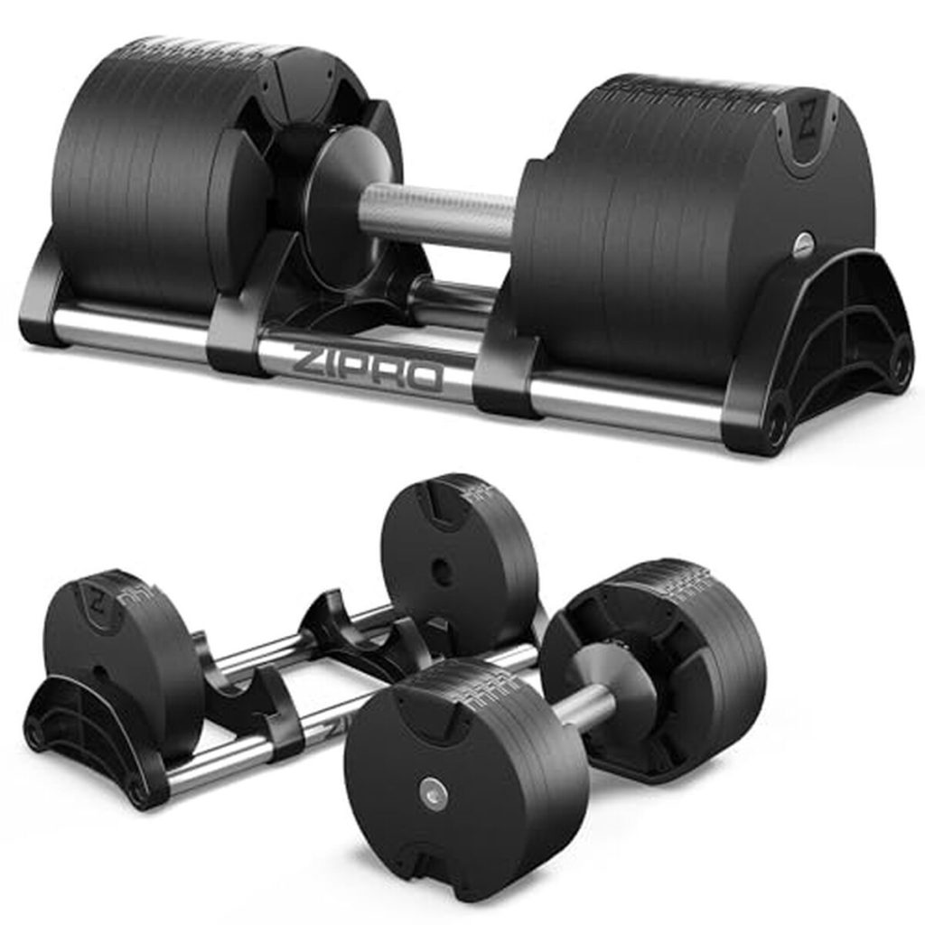 Test des haltères ZIPRO réglables 24/36 kg : musculation performante à domicile