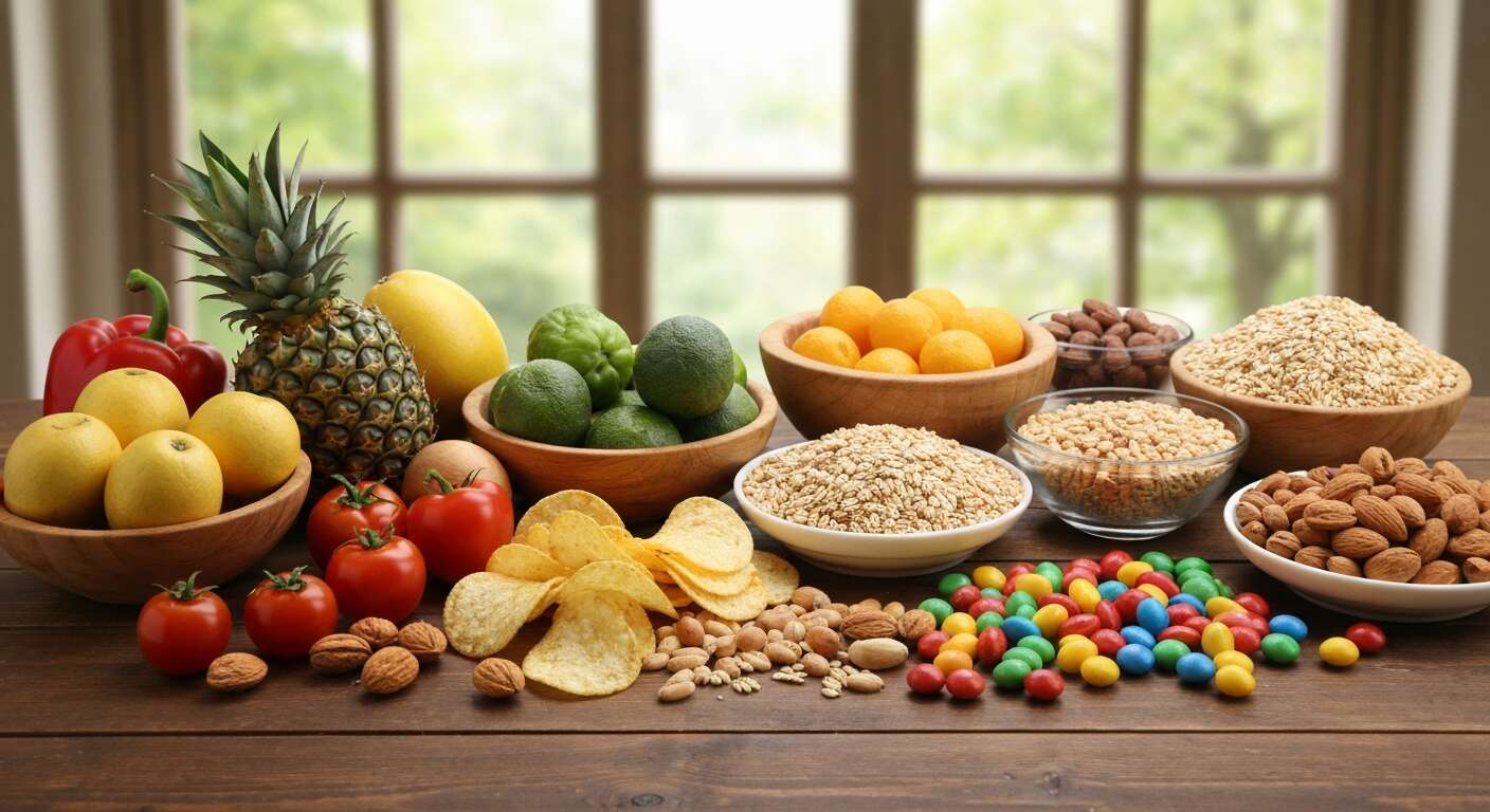 Calories vides versus calories nutritives