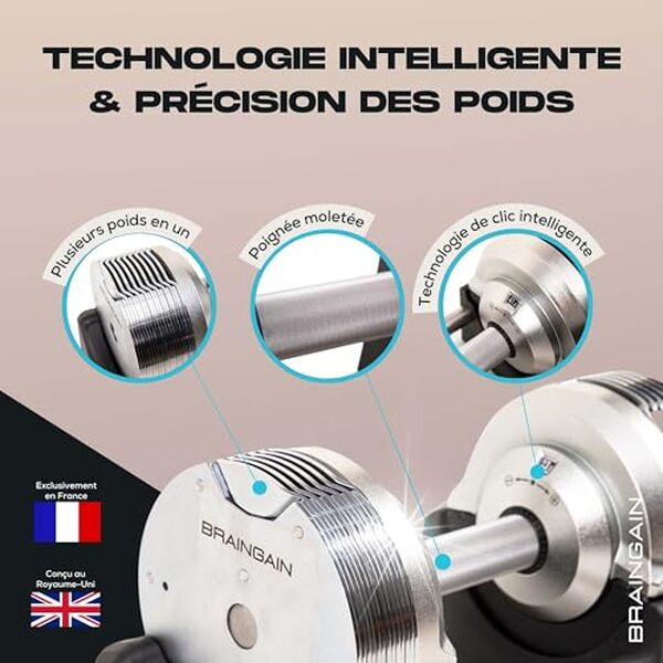 Découvrez notre test détaillé des haltères réglables BRAINGAIN : efficacité, praticité et qualité pour transformer votre entraînement à domicile. 