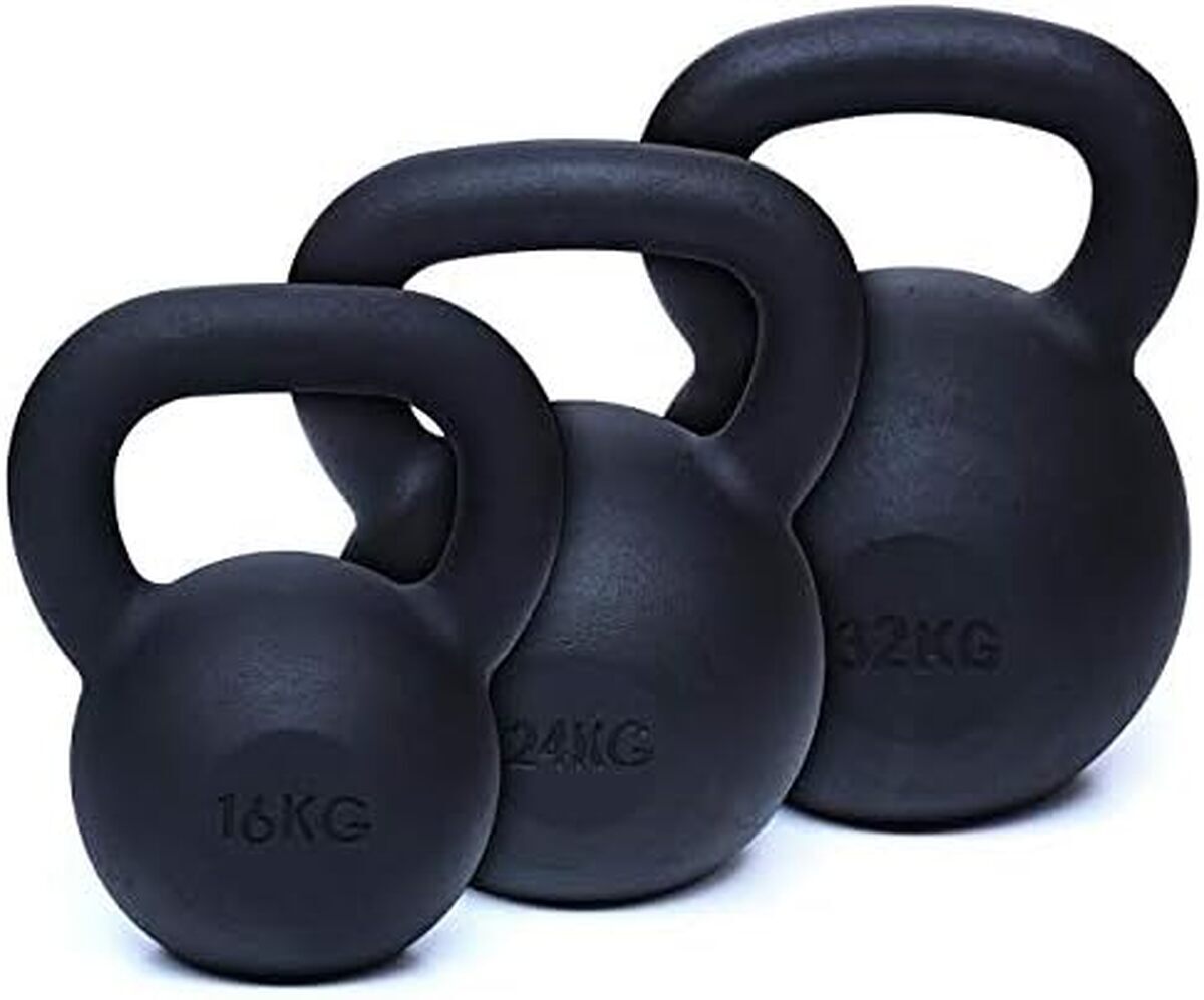 Test kettlebell Strengthshop Premium : performance avec revêtement poudre noire